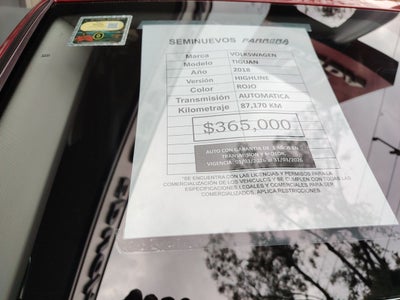 2018 Volkswagen Tiguan 2.0 Highline At